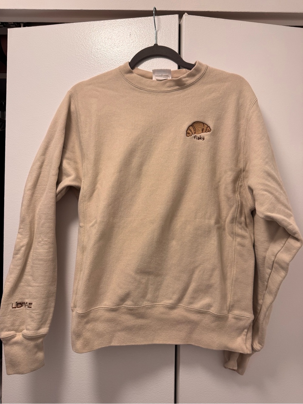 Librae Bakery NYC Flaky Croissant Sweatshirt